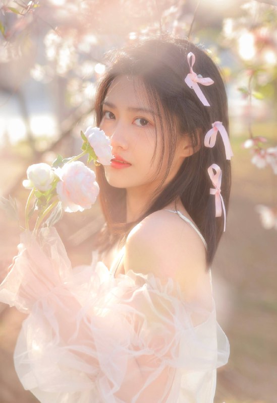 #少女 #樱花