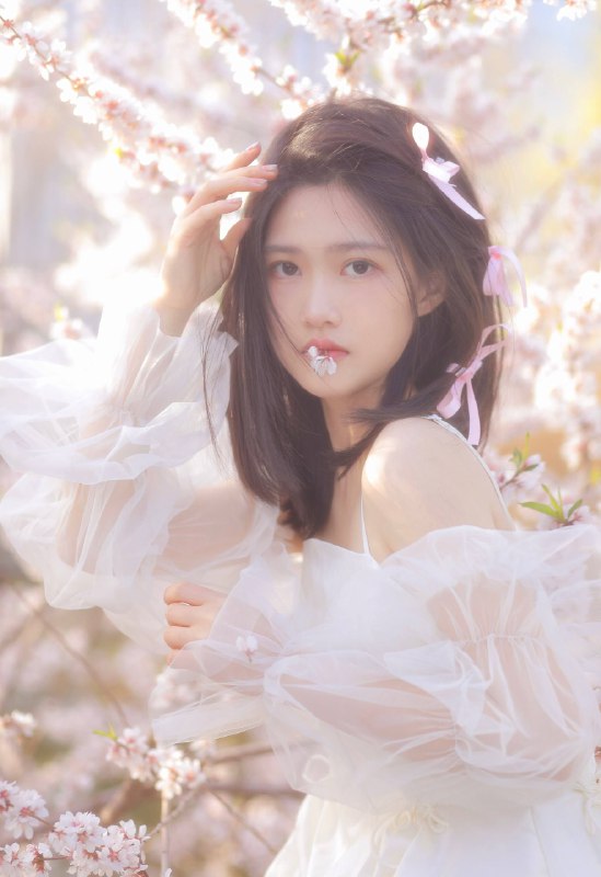 #少女 #樱花