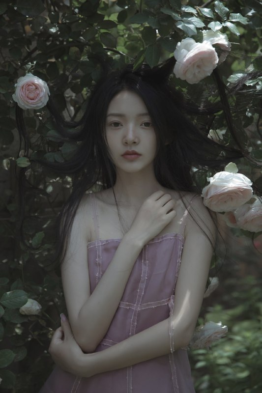 #小姐姐 #蔷薇 #少女 #情绪#小姐姐 #蔷薇 #少女 #情绪