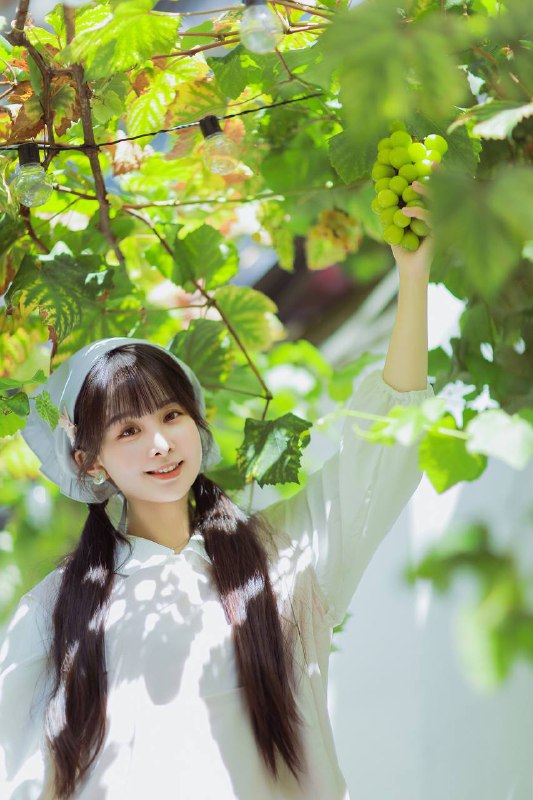 “夏日限定—外婆家的葡萄小院”#小清新