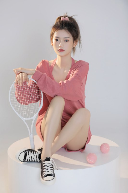 “去打网球🎾呀~ ”#小姐姐 #棚拍 #网球 #清纯 #青春 #运动“去打网球🎾呀~ ”#小姐姐 #棚拍 #网球 #清纯 #青春 #运动