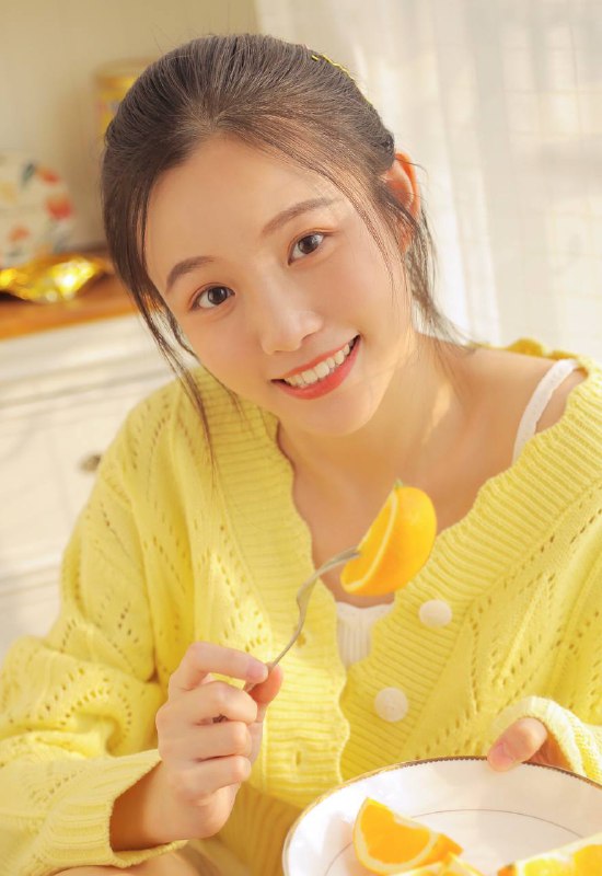 “今天是橙子🍊味的香甜～”