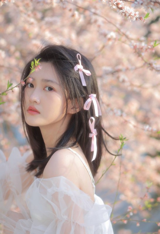 #少女 #樱花