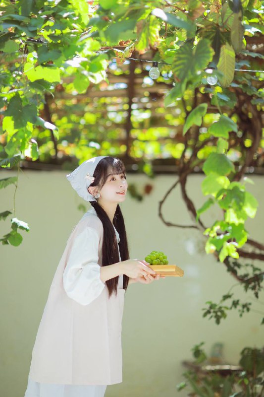 “夏日限定—外婆家的葡萄小院”#小清新