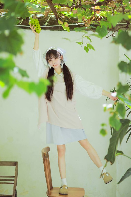 “夏日限定—外婆家的葡萄小院”#小清新