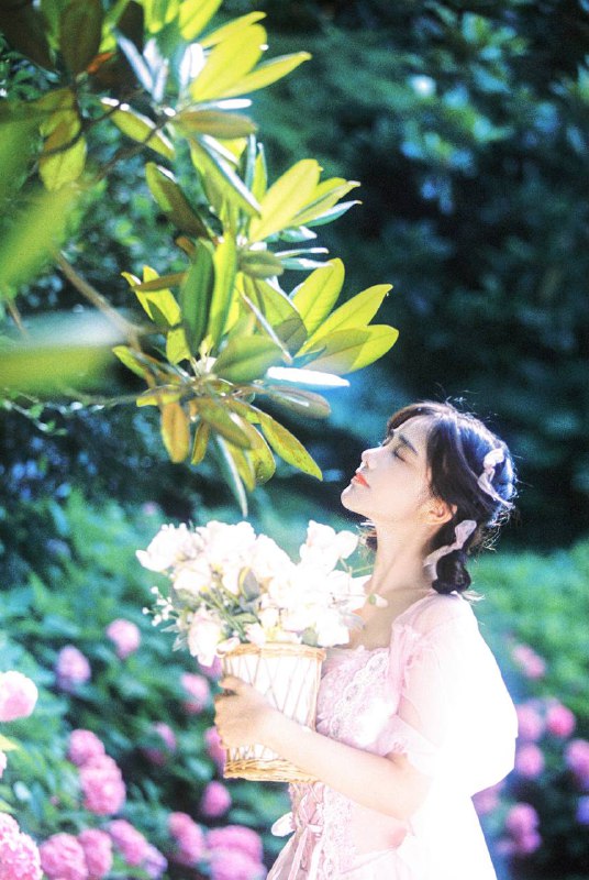 “去看花🌸”#少女 #胶片 #花